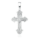 Крест из серебра с эмалью