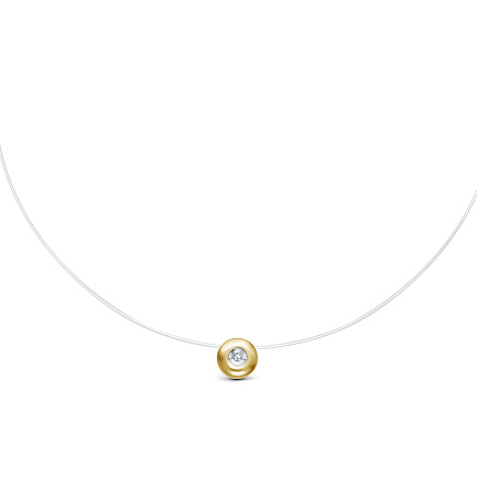 Колье из золота с бриллиантом