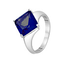 Кольцо из серебра с ситалом