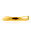 Кольцо обручальное из желтого золота