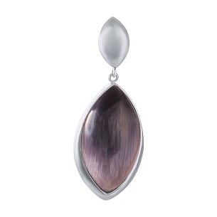 Подвеска из серебра с стеклом