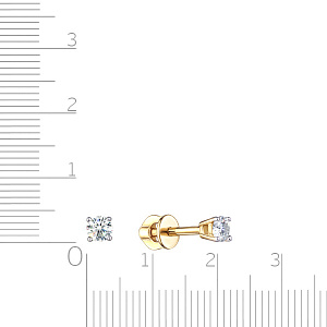 Серьги Пусеты