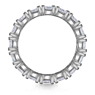 Кольцо из серебра с фианитом