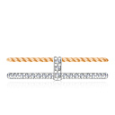 Кольцо из красного золота с фианитом