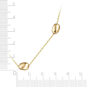 Колье из желтого золота