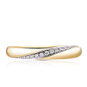 Кольцо из желтого золота с бриллиантами