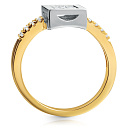 Кольцо из желтого золота с бриллиантами