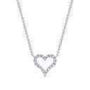 Колье из белого золота с бриллиантами