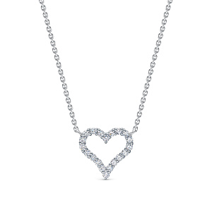 Колье из белого золота с бриллиантами