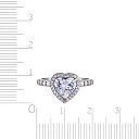 Кольцо из серебра с фианитом