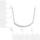 Колье из белого золота с бриллиантами