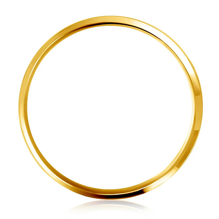 Кольцо обручальное из желтого золота с бриллиантами