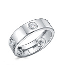 Кольцо из платины с бриллиантами