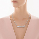 Колье из серебра