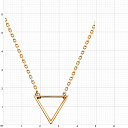 Колье из красного золота