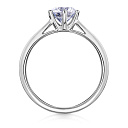 Кольцо из белого золота с бриллиантами