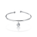 Браслет из белого золота с бриллиантами