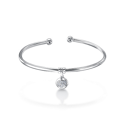 Браслет из белого золота с бриллиантами