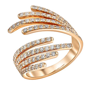 Кольцо из золота с бриллиантом