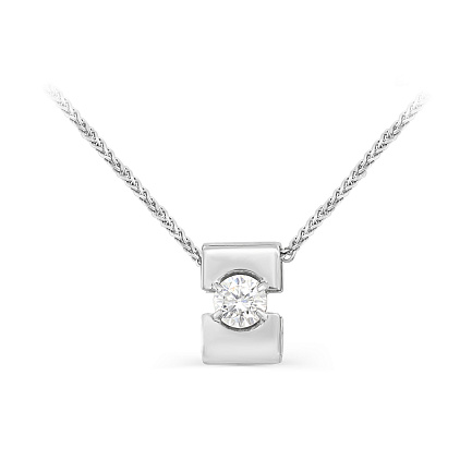 Колье из серебра