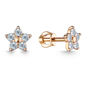 Серьги Пусеты детские