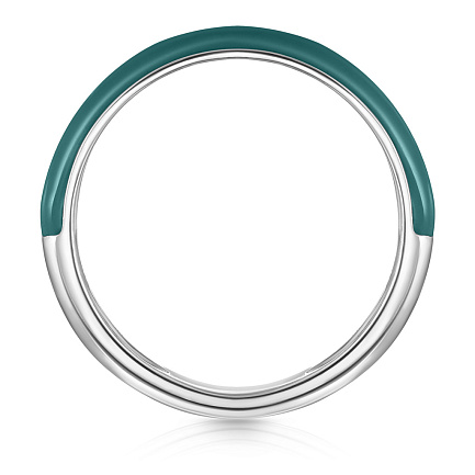 Кольцо из серебра с эмалью