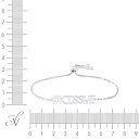 Браслет декоративный из серебра