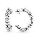 Серьги из белого золота с бриллиантами