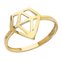 Кольцо из желтого золота