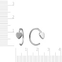 Серьги Пусеты из серебра