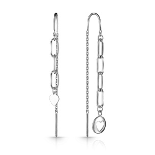 Серьги Продевки из серебра