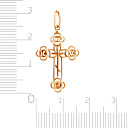 Крест из красного золота