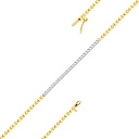 Браслет из желтого золота с бриллиантами