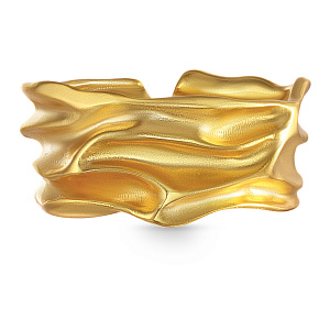 Кольцо из серебра с позолотой