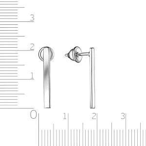 Серьги Пусеты