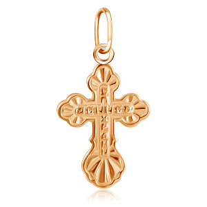 Крест из красного золота