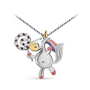 Колье из серебра с фианитами