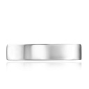 Кольцо обручальное из белого золота