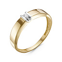 Кольцо из желтого золота с бриллиантом