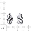 Серьги из белого золота