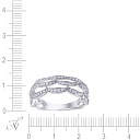 Кольцо из белого золота с бриллиантами