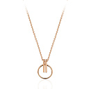 Колье из красного золота