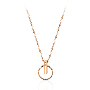 Колье из красного золота