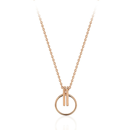 Колье из красного золота