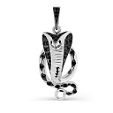 Подвеска из серебра с фианитами