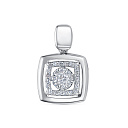 Подвеска из белого золота с бриллиантами