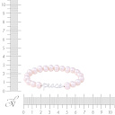 Браслет декоративный из серебра с жемчугом