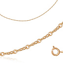 Цепь автомат из серебра, плетение панцирное