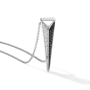 Колье из белого золота с бриллиантами