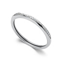 Кольцо из белого золота